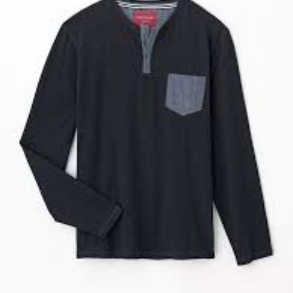 New Report Collection  Henley with Denim Men